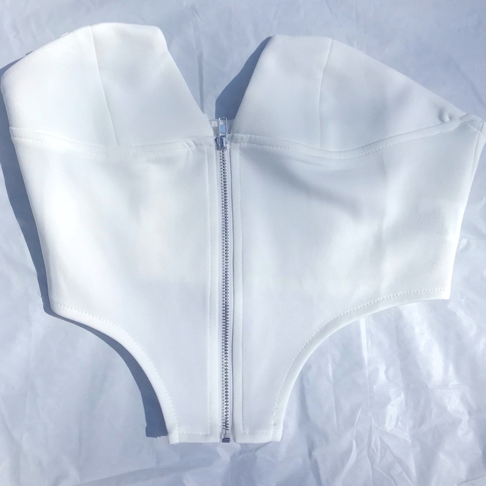 White Crop Top